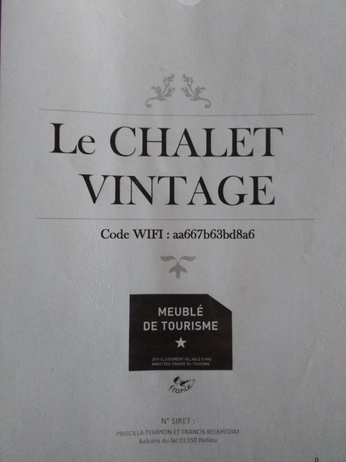 Chalet Vintage Pollieu المظهر الخارجي الصورة